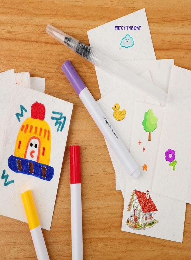 OFIFO مجموعة أدوات الرسم بالطلاء المنتفخ السحري من OFIFO®، تتضمن 12 قلم تلوين، و3 فرش رسم، وأوراق رسم سميكة، وحامل خشبي صغير، وسلسلة خرز، مجموعة أدوات الرسم بالطلاء المنتفخ ثلاثي الأبعاد للأطفال والكبار - Image 4